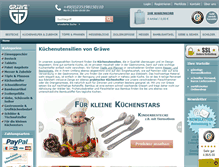 Tablet Screenshot of graewe-shop.de
